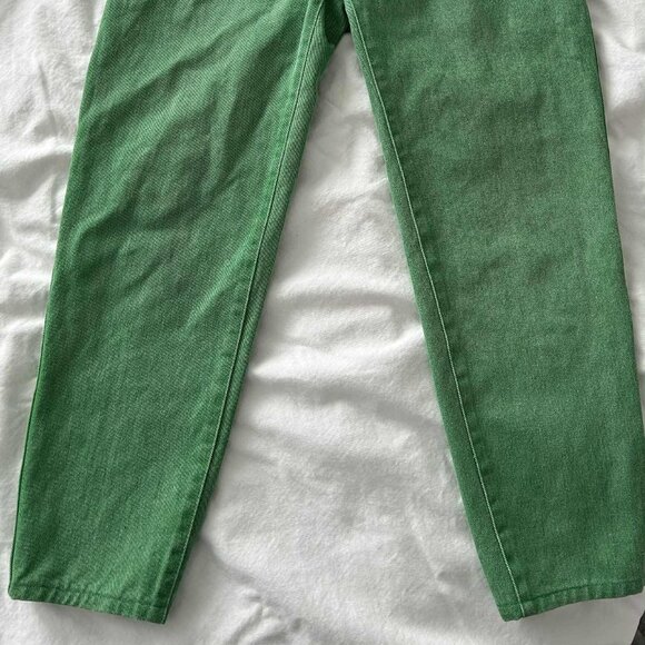 Escada by Margaretha Ley Vintage Jade Green High-Waist Studded Jeans – EU 40 - Picture 5 of 9